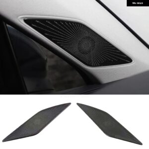 VW フォルクスワーゲン トゥアレグ CR7 2017-2019 車ドア スピーカー サウンド クローム スピーカー カバー トリム フレーム ステッカー インテリア - Green