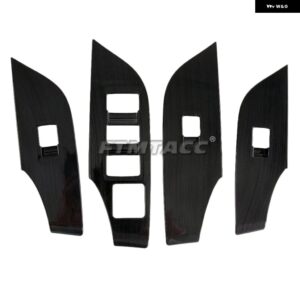 ABS ブラック ワイヤードローイング カー ギア シフト パネル フレーム カバー トリム トヨタ RAV4 2019 - 23 RAV 4 XA50 アクセサリー - Window Lift Switch