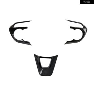 ABS ブラック ワイヤードローイング カー ギア シフト パネル フレーム カバー トリム トヨタ RAV4 2019 - 23 RAV 4 XA50 アクセサリー - Steering Wheel Trim