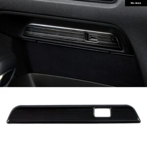 マツダ CX-30 CX30 2020 2021 ブラック インテリア ミドル パネル センター コントロール カバー トリム カーアクセサリーモールディングガーニッシュLHD - Black Steel11