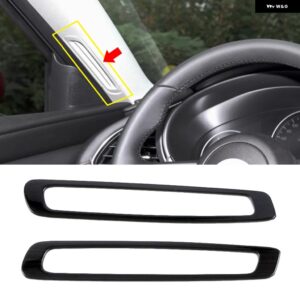 マツダ CX-30 CX30 2020 2021 ブラック インテリア ミドル パネル センター コントロール カバー トリム カーアクセサリーモールディングガーニッシュLHD - Black Steel12