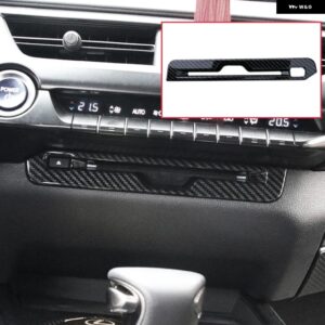 カーセンター コンソール ギア シフト パネル カバー クローム 装飾 レクサスUX200 UX250H UX260H 2019 2020 -2022 インテリア アクセサリー - CD button bezel