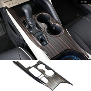 木製 装飾 トヨタ カムリ 2018 2019 2020 カーセンター コンソール シート アームレスト ボックス カバー 中央 アームレスト パネル トリム - Peach Color10