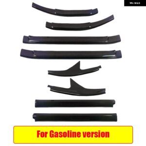 ABS カーボン 車ドアシル スカッフプレート ガード プロテクター カバー トリム トヨタ カムリ XV70 2018 - 23 - Gasoline version