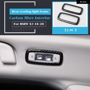 カー スタイリング ギア シフト パネル カバー トリム コンソール ウォーターカップデコレーションストリップ ステッカー BMW X3 G01 - brown