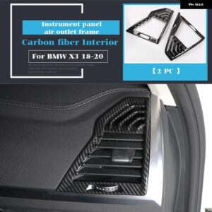 カー スタイリング ギア シフト パネル カバー トリム コンソール ウォーターカップデコレーションストリップ ステッカー BMW X3 G01 - Gold