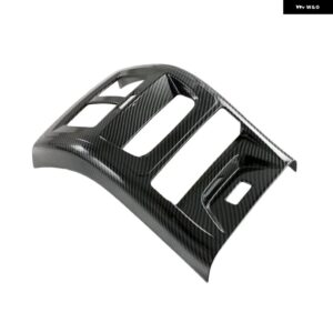 カーボン BMW X3 G01 X4 G02 2022 車用 ギア シフト ノブ センターハンドブレーキカバー 内装自動車アクセサリー ステッカー トリム - Rear Air Vent Cover