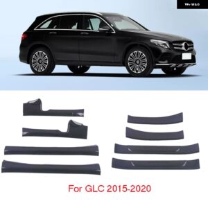 ABS カーボン ウェルカムペダル ドアシル スカッフプレート ガード プロテクター カバー メルセデス ベンツ AMG GT A200 B200 GLB GLC GLE GLS - GLC 15-20