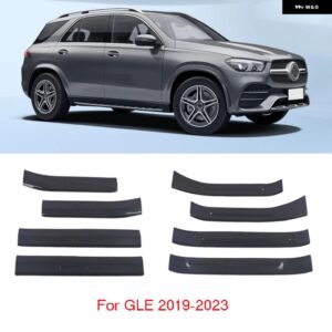 ABS カーボン ウェルカムペダル ドアシル スカッフプレート ガード プロテクター カバー メルセデス ベンツ AMG GT A200 B200 GLB GLC GLE GLS - GLE 19-23