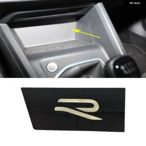 カーボン インテリア フォルクスワーゲン VW ゴルフ 8 MK8 2020 2021 LHD ウォーターカップカバー エアベント ウィンドウリフト スイッチ パネル トリム - Black Steel5