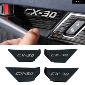 インテリア モールディング マツダ CX-30 CX 30 CX30 2020 アームレスト ウィンドウスイッチ リフトカバー トリム 自動車 スタイリング アクセサリー - Black Steel9