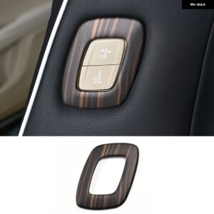 ステアリングホイール ボタン フレーム ギアヘッドノブカバー センターストリップ インテリア ステッカー ABSゴールデンウッド トヨタ カムリ2018 2019 2020 - Peach Color18