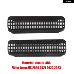 ステンレス ABS シート AC ヒーター フロア エアコン ダクト ベント アウトレット グリル カバー レクサス RX NX ES UX - For UX 20-22
