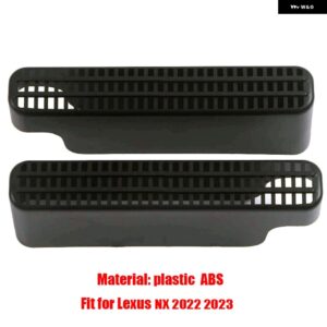 ステンレス ABS シート AC ヒーター フロア エアコン ダクト ベント アウトレット グリル カバー レクサス RX NX ES UX - For NX 22-23