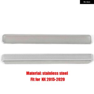 ステンレス ABS シート AC ヒーター フロア エアコン ダクト ベント アウトレット グリル カバー レクサス RX NX ES UX - For NX 15-21