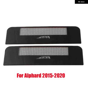 ステンレス シート ACヒーター フロア エアコン ダクト 通気口 吹き出し口 グリル カバー トヨタ シエナ アルファード ヴェルファイア ハリアー - black4