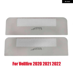 ステンレス シート ACヒーター フロア エアコン ダクト 通気口 吹き出し口 グリル カバー トヨタ シエナ アルファード ヴェルファイア ハリアー - Silver5