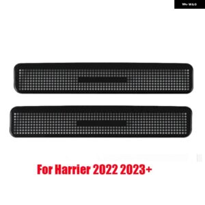 ステンレス シート ACヒーター フロア エアコン ダクト 通気口 吹き出し口 グリル カバー トヨタ シエナ アルファード ヴェルファイア ハリアー - Black7