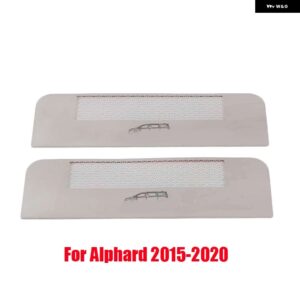 ステンレス シート ACヒーター フロア エアコン ダクト 通気口 吹き出し口 グリル カバー トヨタ シエナ アルファード ヴェルファイア ハリアー - silver3