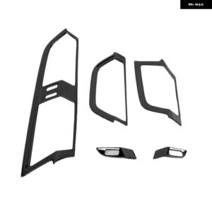 カー スタイリング 車内センター コンソール エアコン 装飾 トリム サイドエア アウトレット フレーム 装飾 カバー アウディ Q3 2019 LHD - stainless black