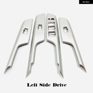 トヨタ ハリアー ヴェンザ 2020 2021 シルバー 車内 ダッシュボード 計器 パネル スクリーン フレーム カバー トリム ステッカー アクセサリー - Left side drive