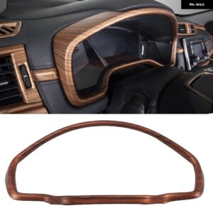 車内 装飾 ピーチウッド ホンダ CRV CR-V 2017 - 20 ピーチウッドグレイン センター コンソール CD パネル カバー トリム - Wood Color3