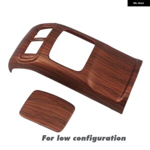 車内 装飾 ピーチウッド ホンダ CRV CR-V 2017 - 20 ピーチウッドグレイン センター コンソール CD パネル カバー トリム - Low configuration15