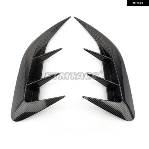 リア バンパー フォグライト ランプ フレーム 装飾 カバー トリム レクサスNX 260 350H NX260 NX350H 2022 2023車ABSアクセサリー 外装 - ABS carbon fiber