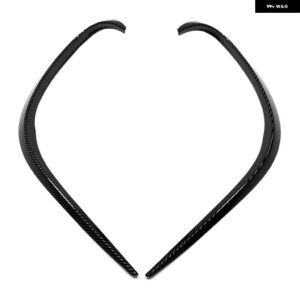 フロント バンパー リップ トリム カバー ステッカー メルセデス ベンツ C クラス W206 2021 2022 C200 C260 C300 AMG カーアクセサリー - Carbon Fiber