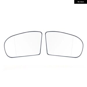サイドバックミラー ガラスヒーター防曇デフロストドアウィングミラー シート メルセデス ベンツ E C クラス W211 W203 01-07 - B Mirror glass Pair