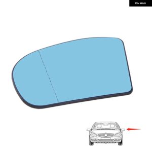サイドバックミラー ガラスヒーター防曇デフロストドアウィングミラー シート メルセデス ベンツ E C クラス W211 W203 01-07 - A Mirror glass Left