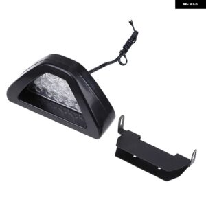 テールサードブレーキランプ フリッカーストップシグナルライト F1 スタイル トライアングル スポーティ リア バンパー パイロットライト BBA - Brake Signal 5