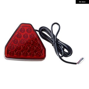 テールサードブレーキランプ フリッカーストップシグナルライト F1 スタイル トライアングル スポーティ リア バンパー パイロットライト BBA - Brake Signal 2