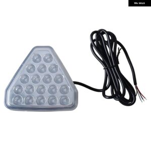 テールサードブレーキランプ フリッカーストップシグナルライト F1 スタイル トライアングル スポーティ リア バンパー パイロットライト BBA - Brake Signal 3