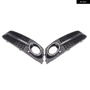 フォグランプ フレーム カバー トリム フロント バンパー ランプ グリル セルラー グリッド アウディ A4 B8 RS4 スタイル 2009-2012カーアクセサリー - Fog lamp cover Pair