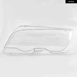 ヘッドライト クリアレンズ カバー ランプシェード BMW 3シリーズ E46 クーペ/カブリオ プレフェイスリフト 2000-2003 M3 00-06 シェル カーアクセサリー - Headlight Lens L