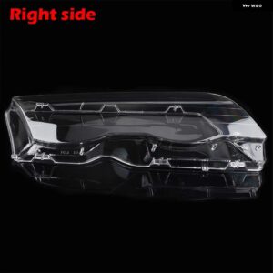 ヘッドライト クリアレンズ カバー ランプシェード BMW 3シリーズ E46 1998-2001 4ドア プレフェイスリフト ヘッドランプ シェルカーアクセサリー - Headlight Lens R