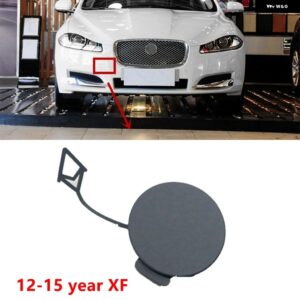 フロント バンパー 牽引フックカバー キャップアイ未塗装色ジャガーXF XFL XJL XE XEL F-PACE - 12-15 year XF