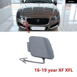 フロント バンパー 牽引フックカバー キャップアイ未塗装色ジャガーXF XFL XJL XE XEL F-PACE - 16-19 year XF XFL