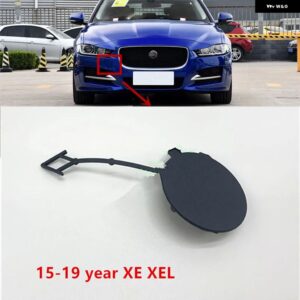 フロント バンパー 牽引フックカバー キャップアイ未塗装色ジャガーXF XFL XJL XE XEL F-PACE - 15-19 year XE XEL
