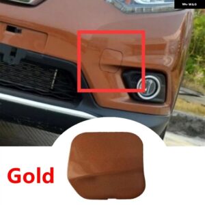 車用フロント バンパー トレーラーアイキャップ リッド 牽引フックカバー 日産 X-TRAIL XTRAIL T32 ROGUE 2014 2015 2016 - 1pcs gold