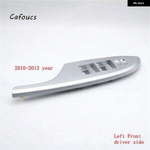 電動パワーカー 左 運転席側 ウィンドウ コントロール スイッチ ベゼル パネル カバー トヨタ カローラ 2007 2008 2009-2013 - Silver