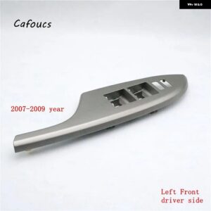 電動パワーカー 左 運転席側 ウィンドウ コントロール スイッチ ベゼル パネル カバー トヨタ カローラ 2007 2008 2009-2013 - GRAY