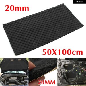 9個/12個 10/8/6/3MM 車用サウンドマット 防音 遮熱 断熱 デッドニングマット フード クローズドセルフォーム 50X30CM - 1pc 50x100x0.2cm