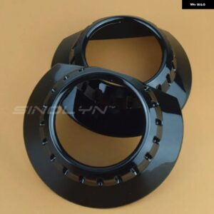 SINOLYN ダスト ベゼル ブラック E46 プロジェクター シュラウド チューニング HELLA 3R G5/KOITO Q5/WST バイ キセノン レンズ 交換用 - C shrouds