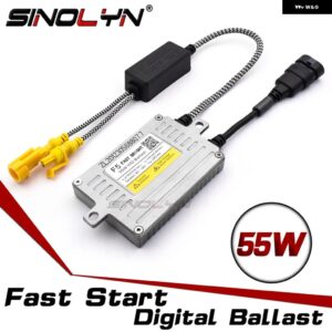 DLT F5 バラスト 高速高輝度リアクター キセノン 点火 AC ユニット クイックスタート デジタルスリムブロック HID キセノン ランプ 電球 12V 55W - 1 Piece