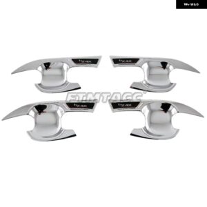 トヨタ BZ4X 2022 2023 ABS カーボン 車 ドアハンドル カバー トリム サイドドア グラブ ドアノブ ハンドルボウル 外装 12月 - Handle Bowl Cover2