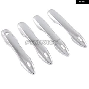 トヨタ BZ4X 2022 2023 ABS カーボン 車 ドアハンドル カバー トリム サイドドア グラブ ドアノブ ハンドルボウル 外装 12月 - Door Handle Cover3