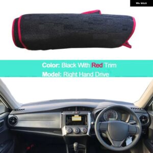 2層式カー ダッシュボード カバー ダッシュマット ダッシュマット カーペットケープ トヨタ カローラ アクシオ 2012 - 2019 RHD LHD サンシェード ダッシュ - RHD red