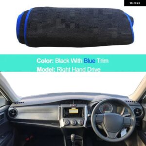2層式カー ダッシュボード カバー ダッシュマット ダッシュマット カーペットケープ トヨタ カローラ アクシオ 2012 - 2019 RHD LHD サンシェード ダッシュ - RHD Blue